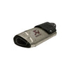 K22 Titanium Black Carbon Fibre Motorcycle Exhaust Muffler System_3