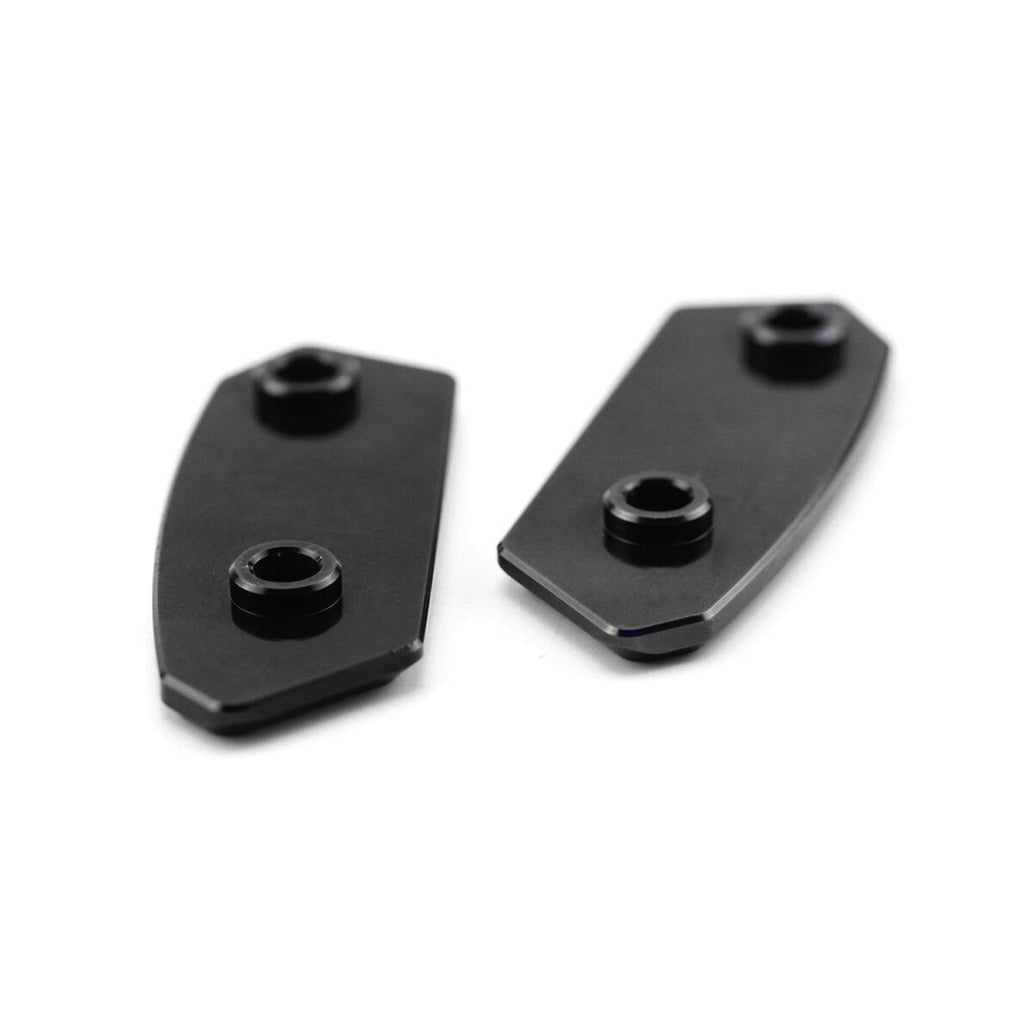 PAIR OF MIRROR HOLE COVERS BLOCK OFF CAP_3