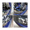 SAVAGE BLACK FRONT REAR WHEEL AXLE FORK PROTECTOR_6