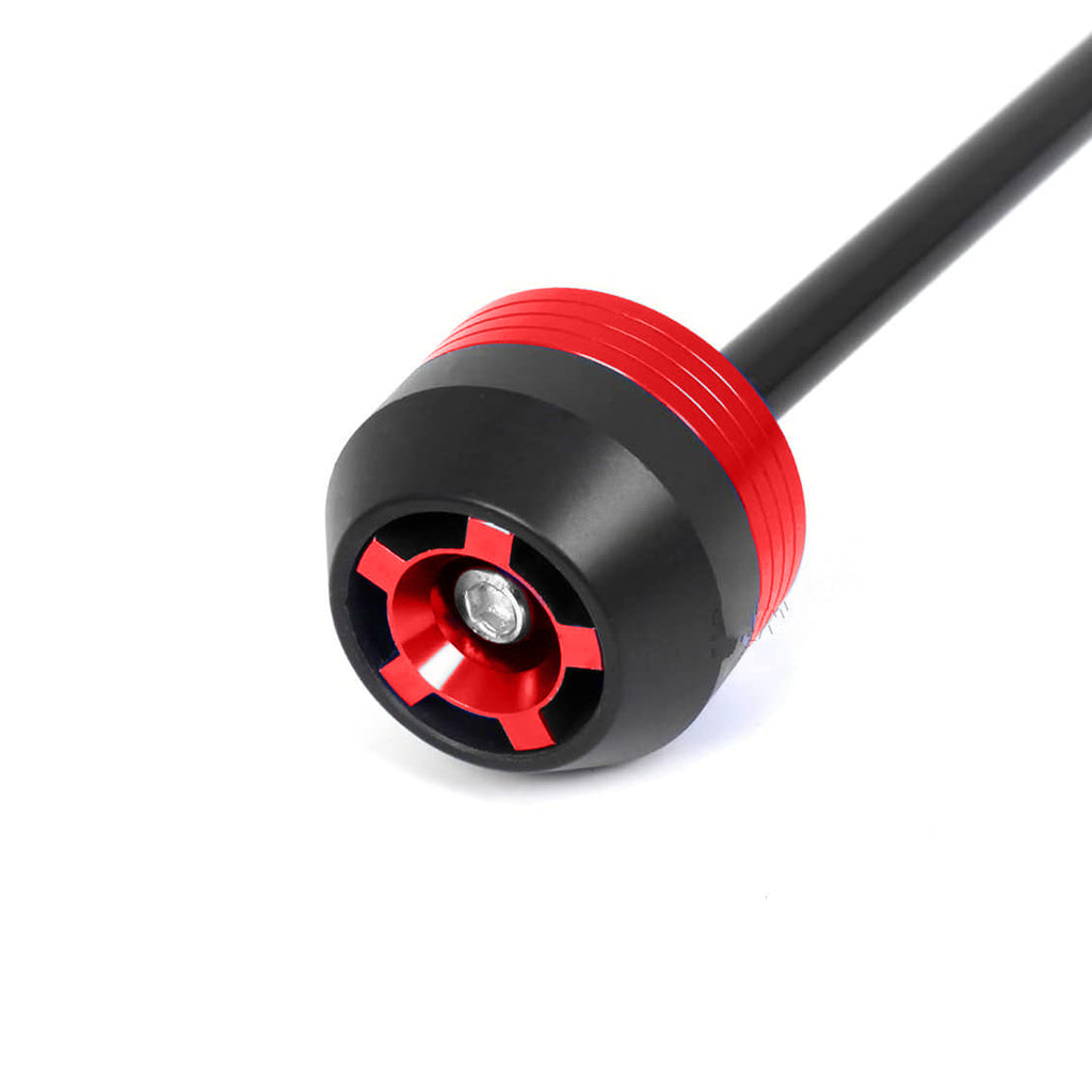 SAVAGE RED FRONT REAR WHEEL AXLE FORK PROTECTOR_2