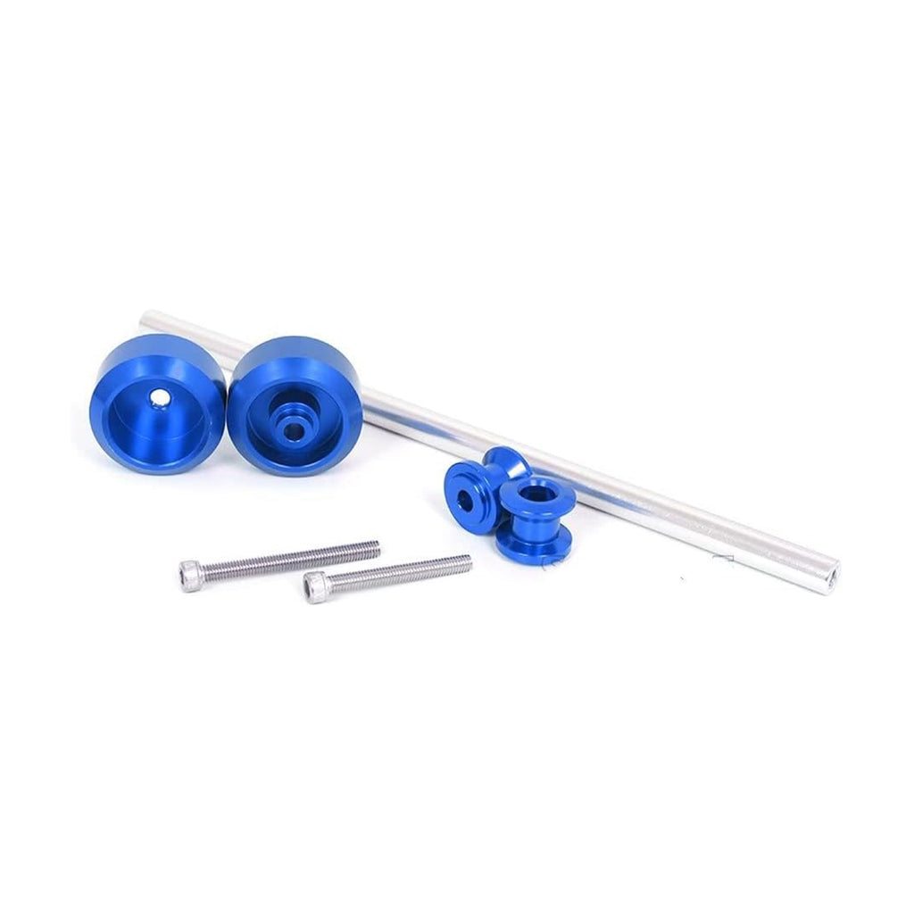 SAVAGE BLUE FRONT REAR WHEEL AXLE FORK PROTECTOR_3