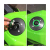 SAVAGE Kawasaki Fuel Gas Tank Cap Cover Green - 875642