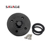 SAVAGE Kawasaki Motorcycle Fuel Gas Tank Cap Cover Black - 875643