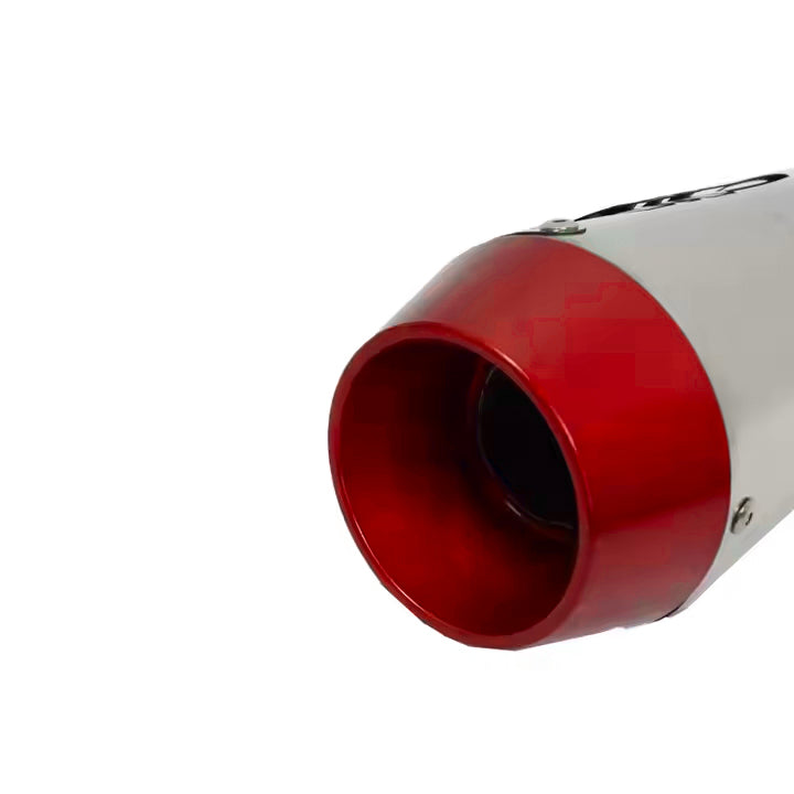 M4 Sports Motorcycle Exhaust Stainless Steel Silver Pipe B09 - 875673_3
