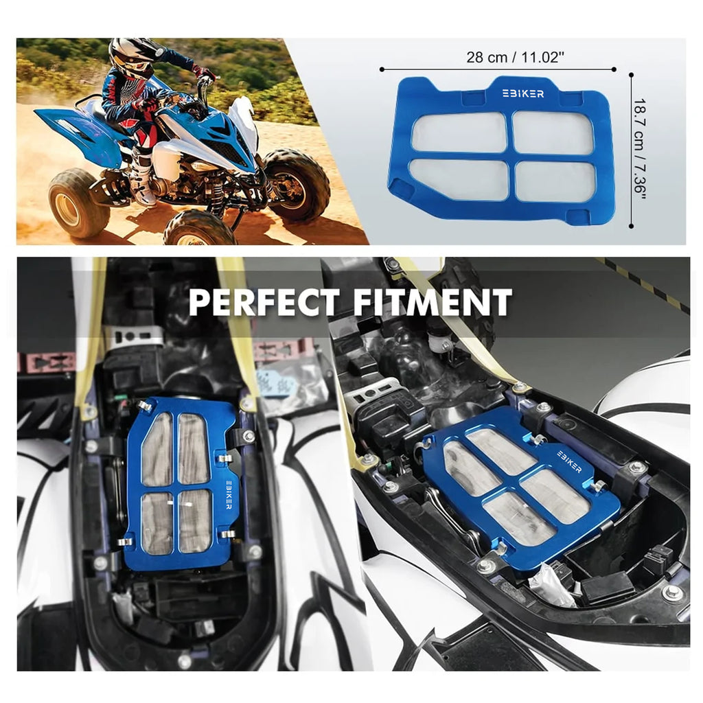 Airbox Lid Cover For Yamaha Raptor 700R 700 06-2021 - Black, Blue & Red_17