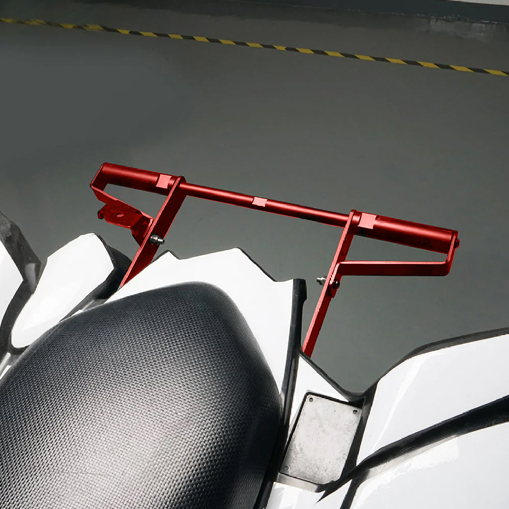 CNC Machined Aluminum Rear Grab Bar for Yamaha Raptor 700, Red - EB11240391_4