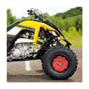 Pair of Rear Wheel Hub Guard Protector for Yamaha Raptor 700R, Red EB11240393