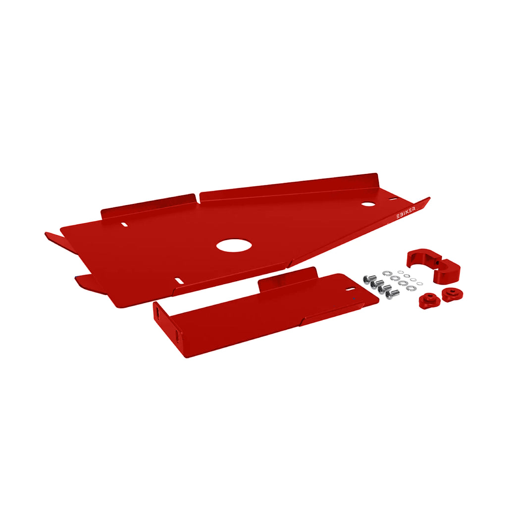 Skid Plate For Yamaha Raptor 700 2006-2011 2013-2020 700R,  Red - EB11240396_2