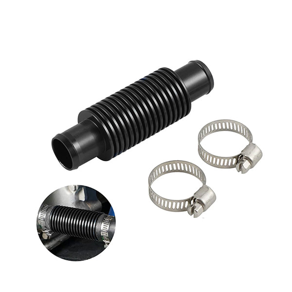 Billet In Line Super Cooler for Yamaha Raptor Rhino Grizzly 660 700 YFZ450, Black - EB11240400