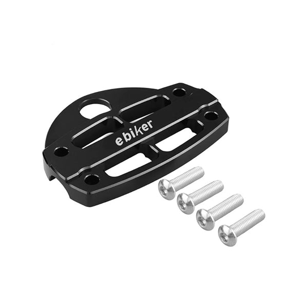 Steering Stem Handle Bar Clamp with Key Guard black_1