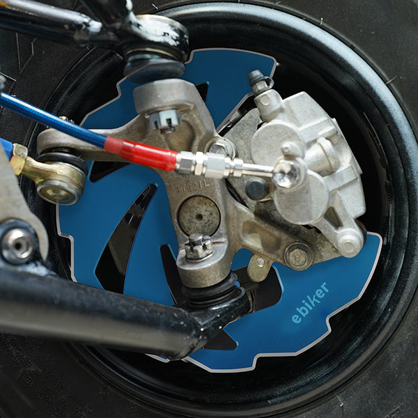 Front Brake Rotor Disc Cover Protector for Raptor 700/ YFZ450 Blue_2