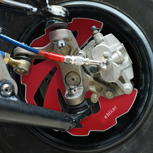 Front Brake Rotor Disc Cover Protector for Raptor 700/ YFZ450 Red_2