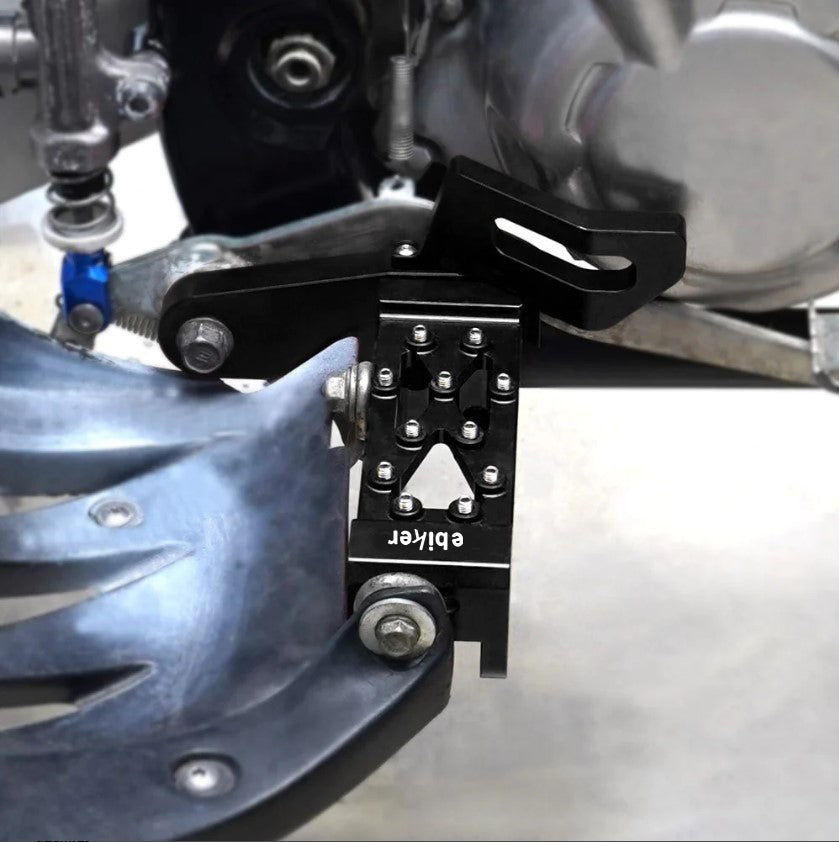 Footrest Assembly Kit Foot Pegs Pedals for Raptor 700 Black - EB11240454