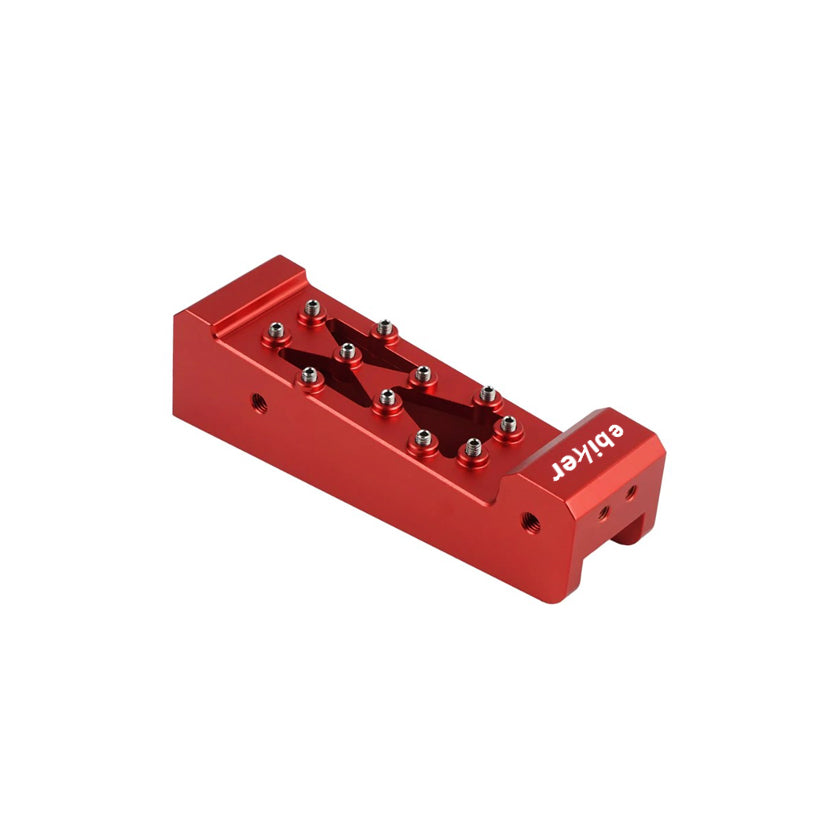 Footrest Assembly Kit Foot Pegs Pedals for Raptor 700 Red - EB11240455
