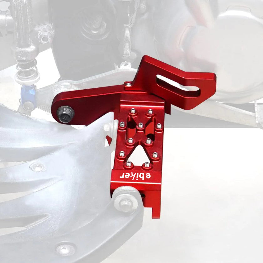 Footrest Assembly Kit Foot Pegs Pedals for Raptor 700 Red - EB11240455