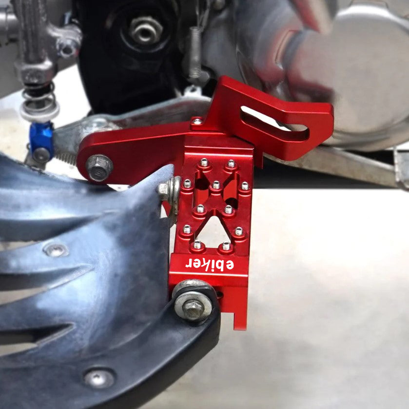 Footrest Assembly Kit Foot Pegs Pedals for Raptor 700 Red - EB11240455