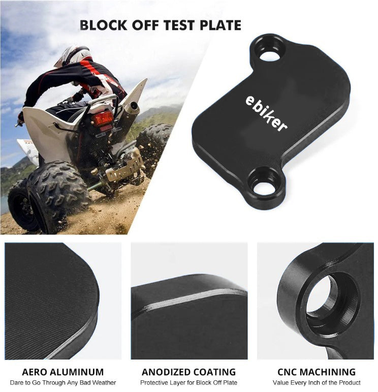 ATV Reed Valve Cap Protector For Yamaha Raptor 700R, Black - EB11240460
