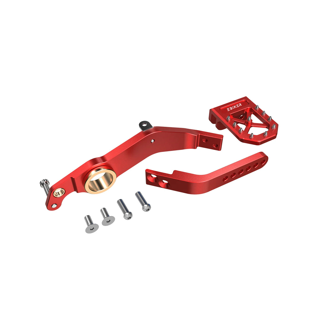 EBIKER Rear Brake Pedal Lever Red for Yamaha Raptor 700R - 890208_3