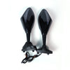 Universal Bike Side Mirror With Glossy Black Yello Light HP-J171 846058