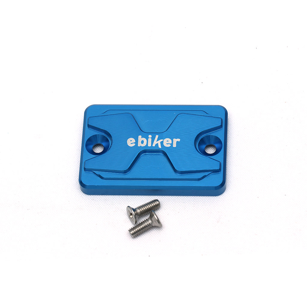Front Brake Reservoir Fluid Cover-blue