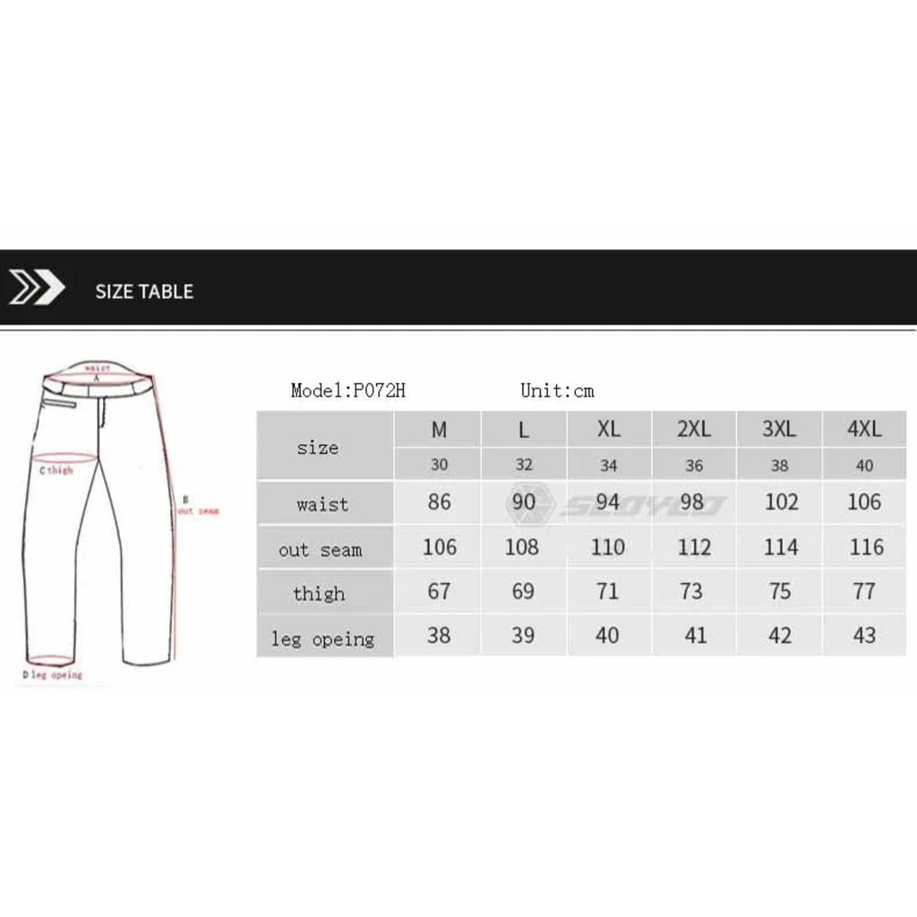SCOYCO P072 Motorcycle Riding Pants For Men Online-872315