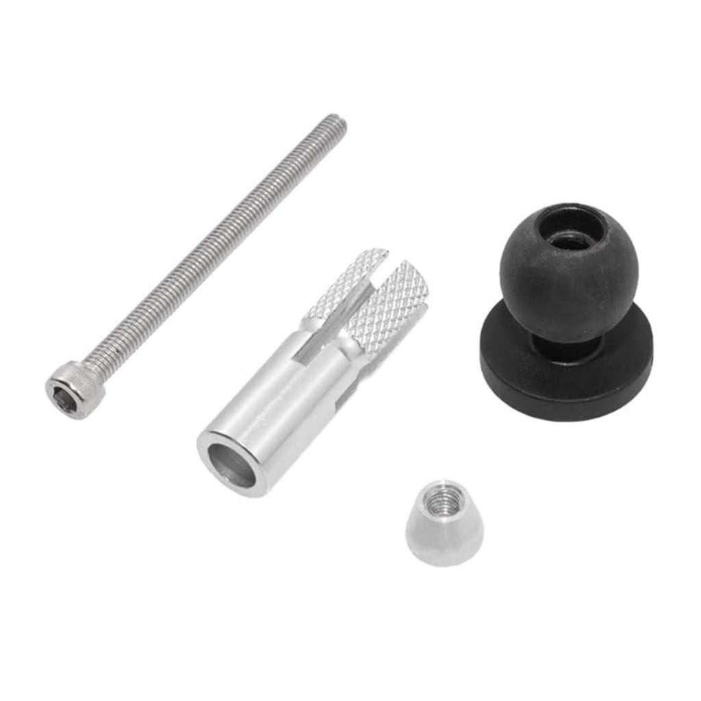 Motorcycle Fixed Bracket Adapter Ball Head Base 1 Inch, Mobile Holder Clamp - 874419