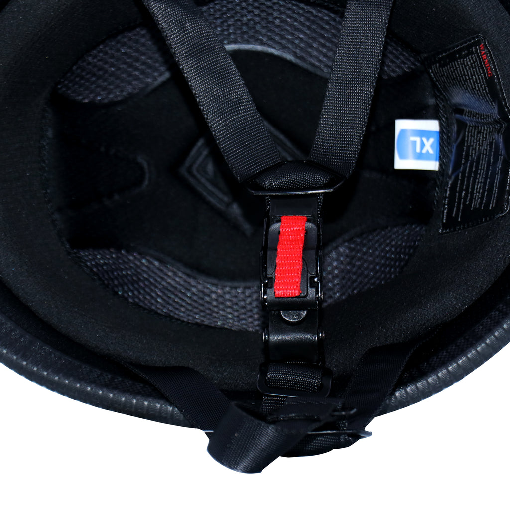 Open Face Scooter Helmet-black