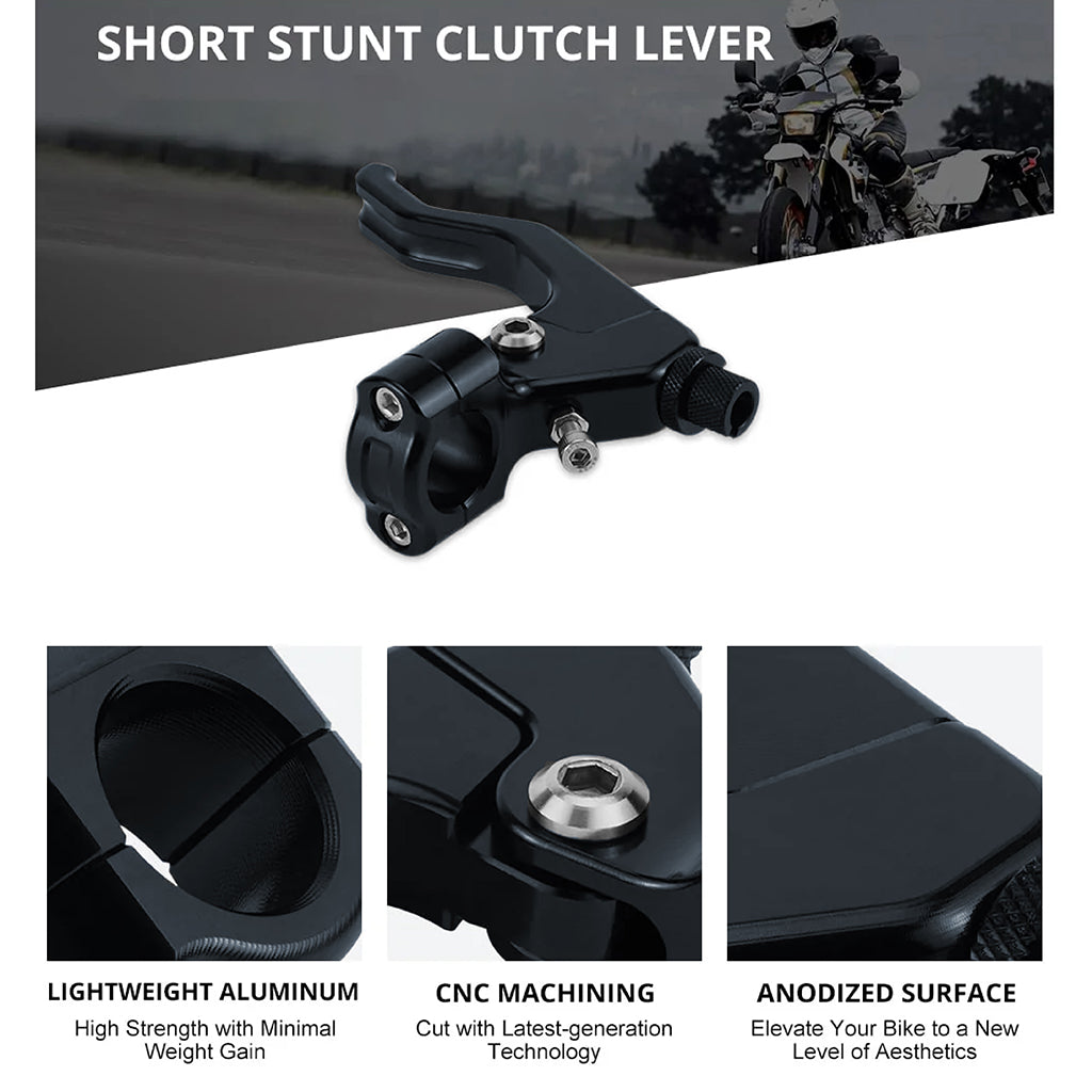Short Stunt Clutch Lever - Titanium_3
