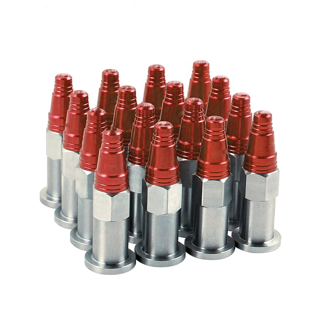 ATV 60mm Aluminum Wheel Lug Nuts For Yamaha Raptor 700R Red_1