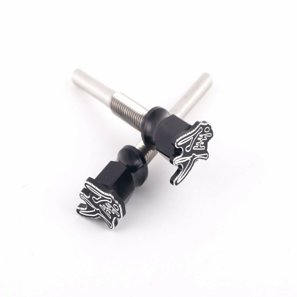 Suzuki Hayabusa Pair of 3D Hex Front Seat Thumb Screws Bolts_1