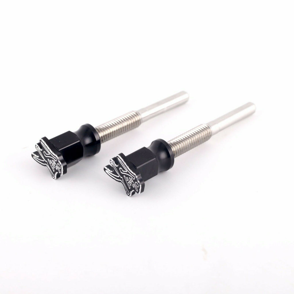 Suzuki Hayabusa Pair of 3D Hex Front Seat Thumb Screws Bolts_4